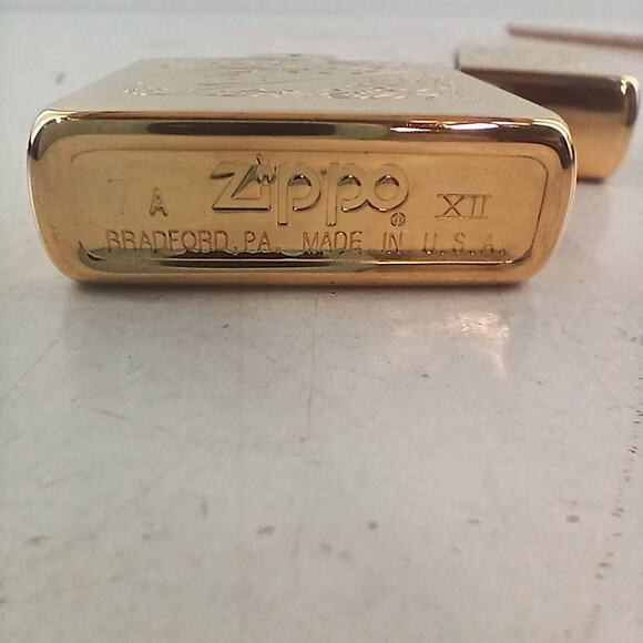 Vintage Zippo XII Camel Gold Tone Windproof Lighter w/ Box USA Made Collectible - Picture 9 of 9